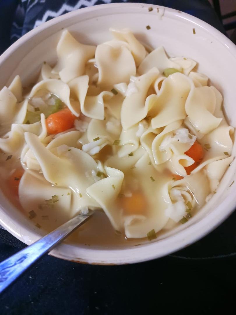 Chi ken soup. Delicious.