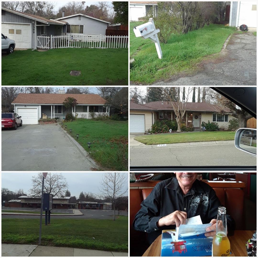 What a Wonderful day I had with my handsome brother Phil Ortiz,we took a drive down the street we grew up on Wisconsin Drive,and had a delicious lunch and exchanged Christmas Gifts.The first two pictures are of the house we