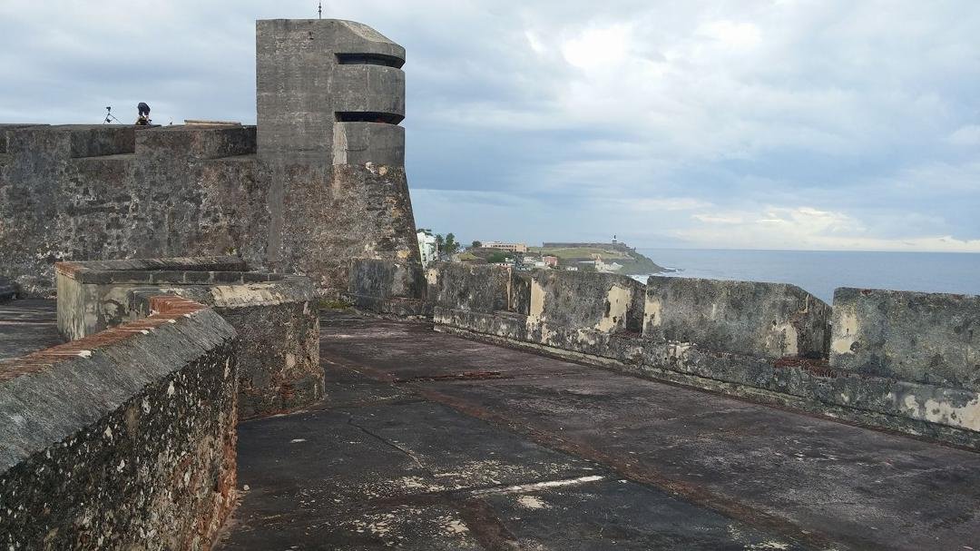 In San Juan at the fort