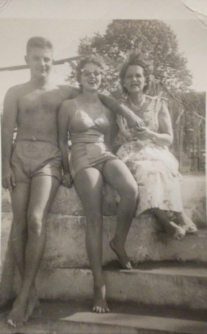 My father and mother and my sweet grandma.