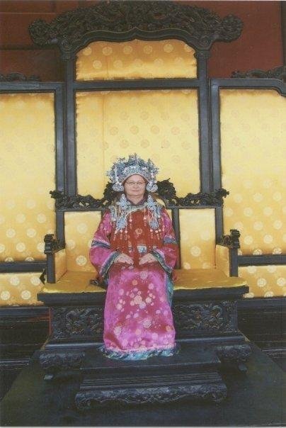 My wife Judy (aka Queen of Xian China).