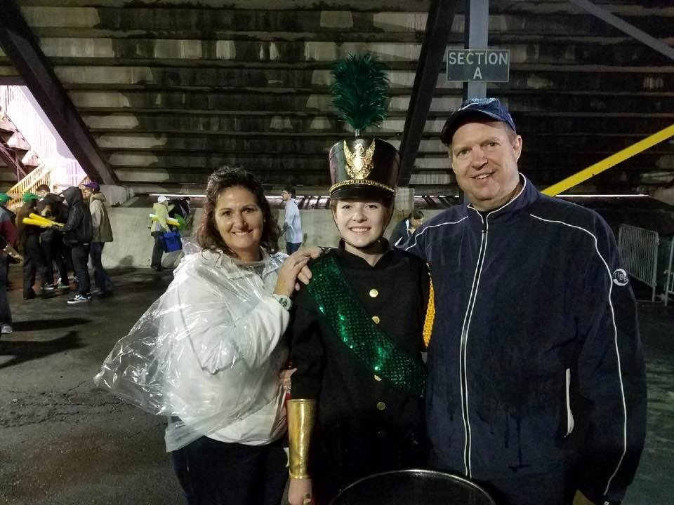 My precious niece - great night at Wayne State!