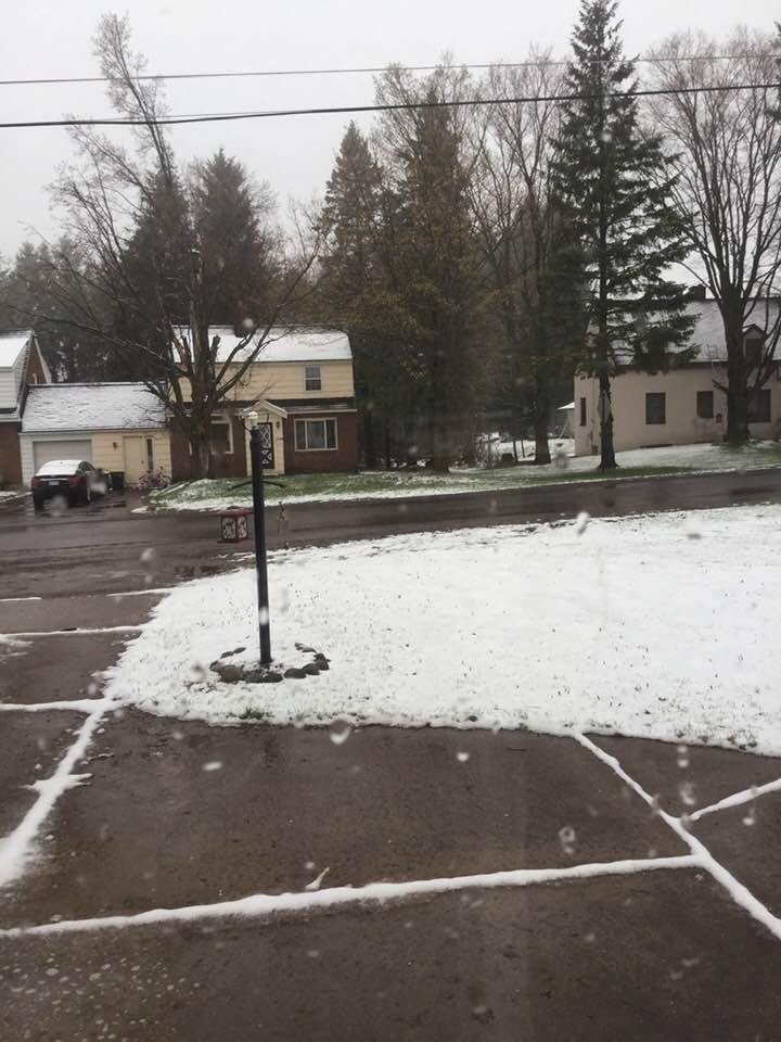 Ironwood is getting snow too.
