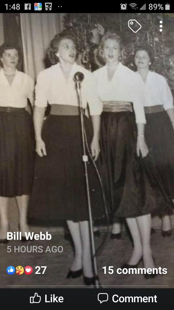 Mom would be 88 today! Dont think she'd like that number at all lol shes on the left and the other beauty is our Dad's sister our Auntie Marilyn!❤
