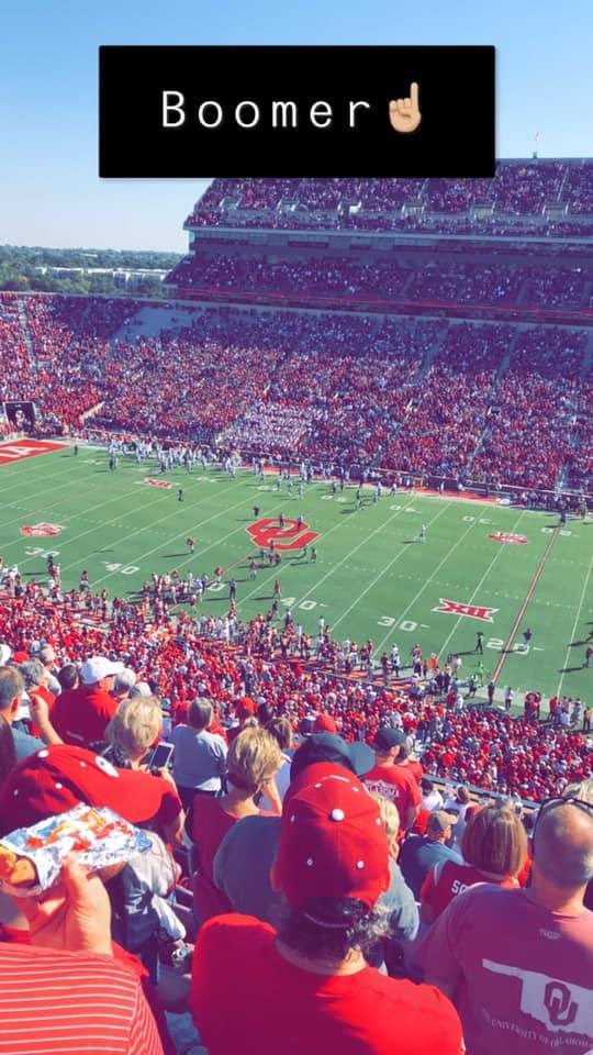 Had so much fun❤️ gotta love this Sooners!! ☝🏼