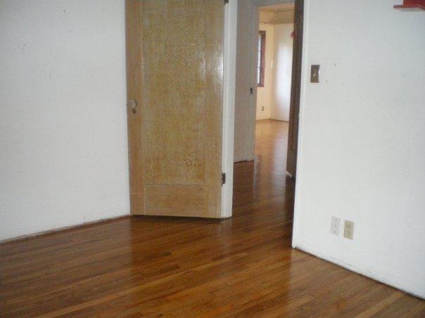 From my "rumpus" room across hallway to front bedroom.