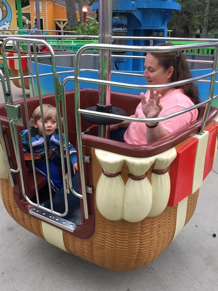 Pam and Lukas at kings dominion