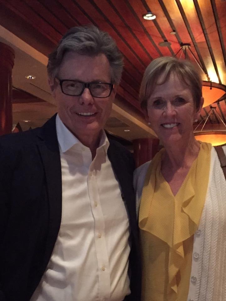Enjoying our 39th Wedding Anniversary dinner at Flemmings. Every year gets better. I love you Gail.