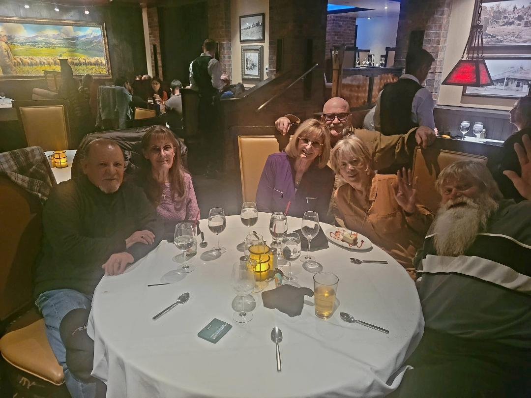 Dinner at CVI with Jeanne,Mario, Iggy, Ro, Fred and i.