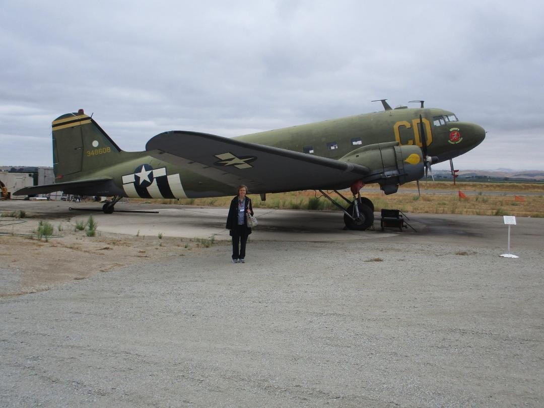 There were many aircraft at the museum from WWII to more more modern aircraft. I thought I would post this one because it was Gen. George Patton's and had just come back from an Air Show.