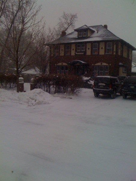 A white Christmas in Omaha