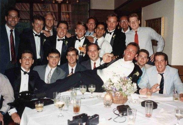 Steve Sapp's Wedding in 1986? Mucho fraternal brothers!