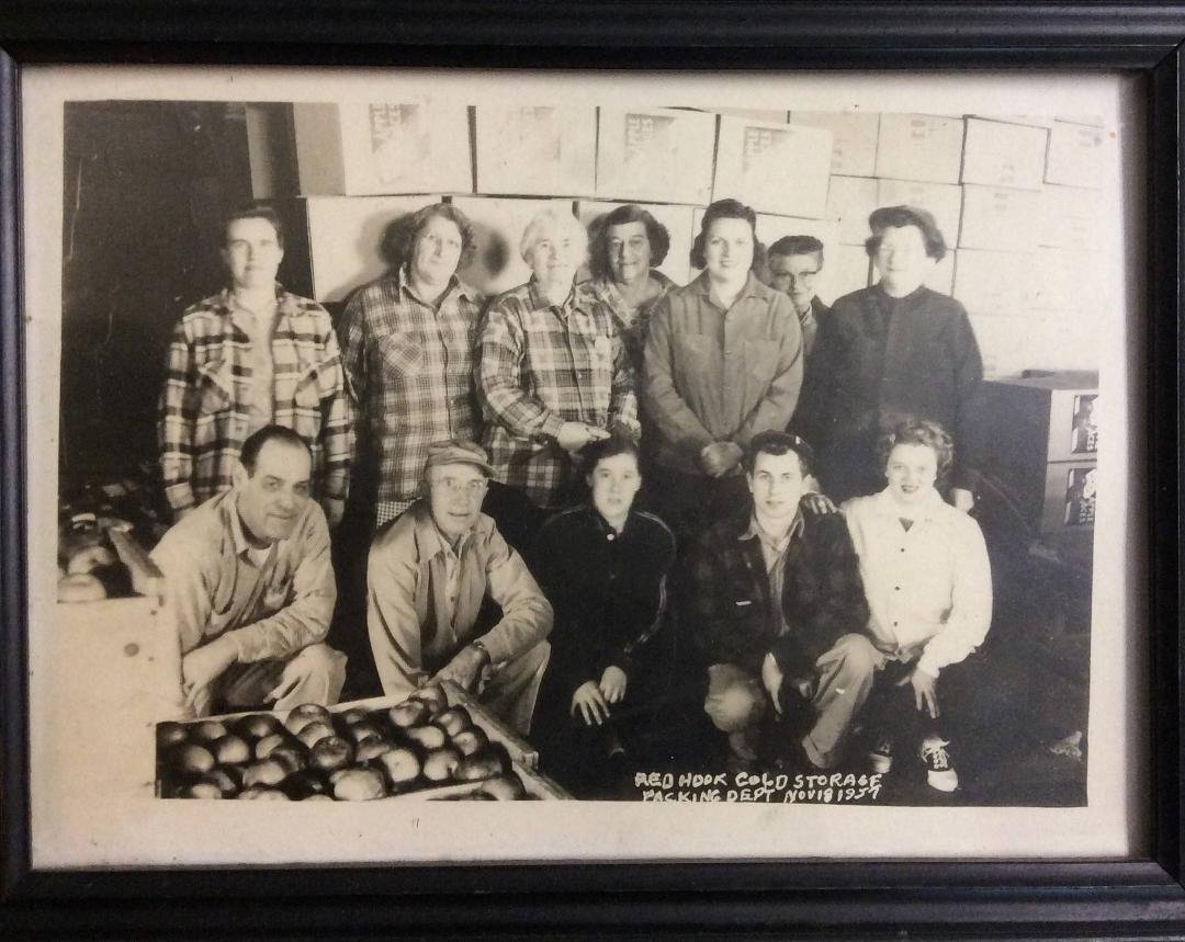 1957 Red Hook Cold Storage packing department. Courtesy of Jim Hick.