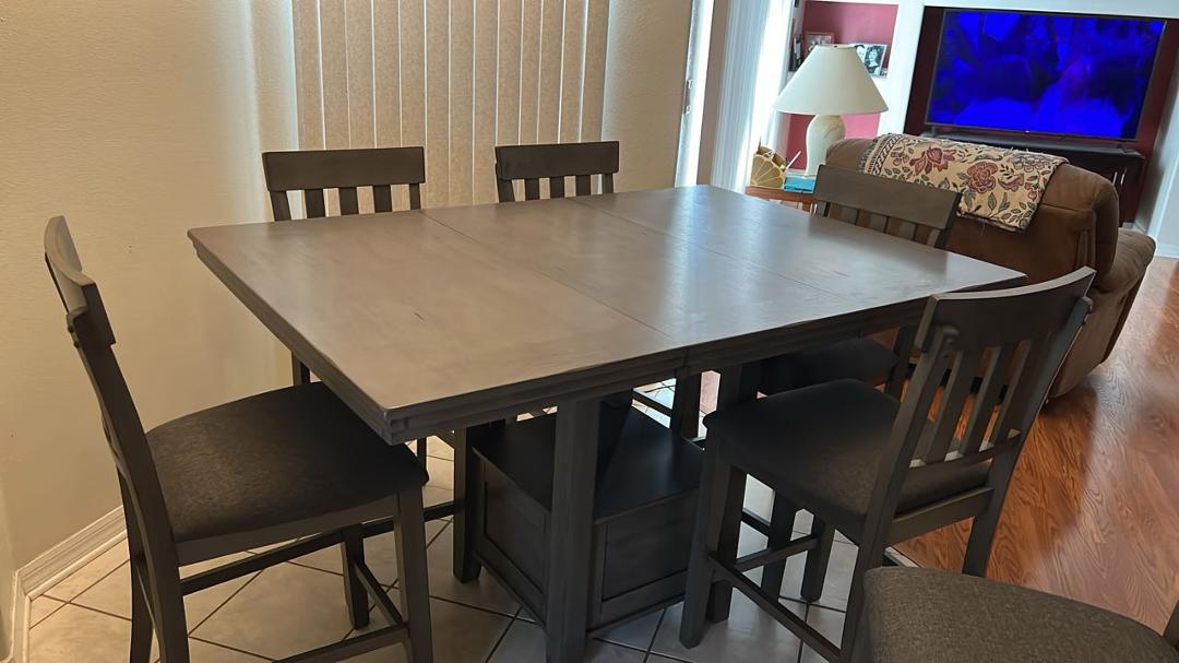 My new table and chairs