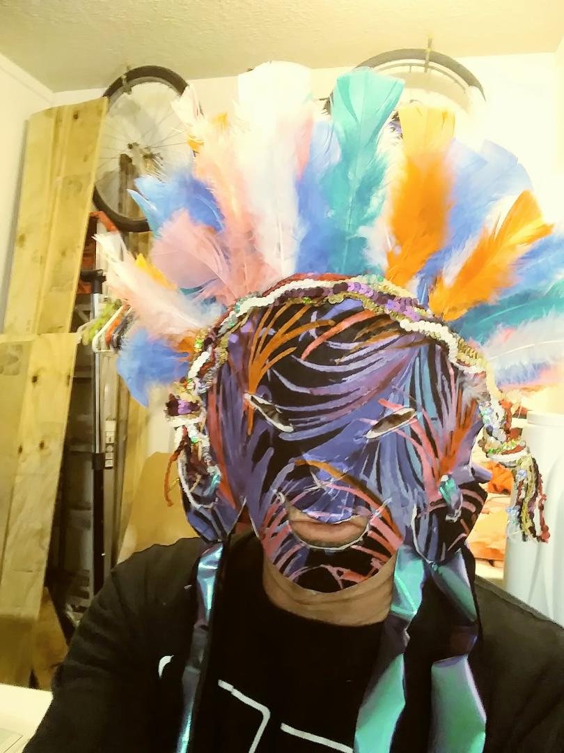 There is the finished mask