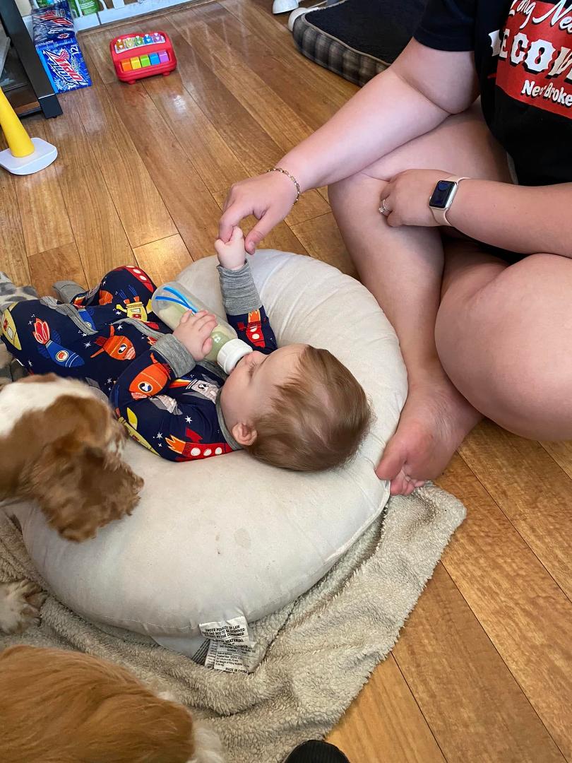 Alister loves his Aunt Bri