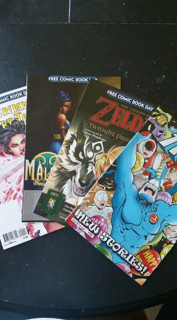 Final Free Comic Day with Solana Oliver! The end of a family tradition!
REMEMBER to support your local comic store!!! #TribeComics