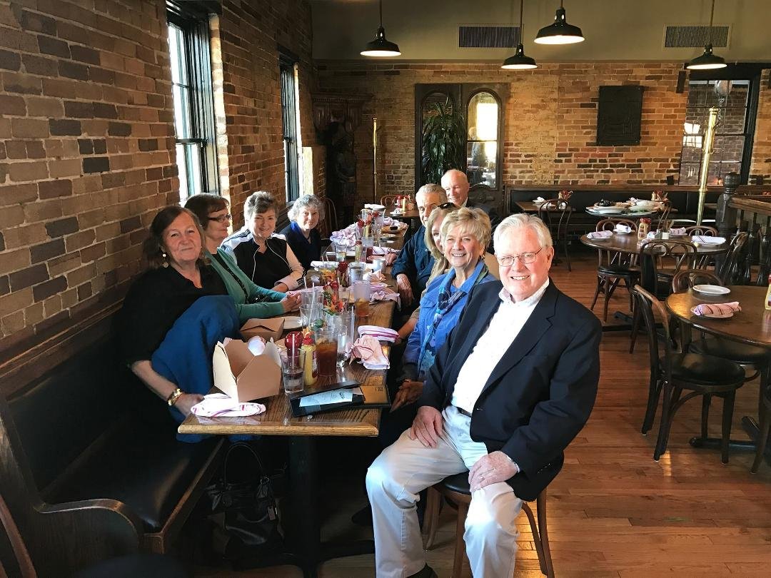 A fun time at Chadwick's with grade school classmates. A few left before pic.