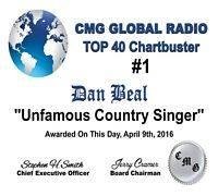 I am Soooooooo!! Trillllllled and Honored !!!!!  Another # 1
THANK YOU SO MUCH !!!! FIRST OF ALL TO MY FANS /
AND A BIG OLE COUNTRY THANK YOU TO CMG GLOBAL
RADIO (http://cmgglobalradio.com/   IT'S TEAM AND TO ALL 
YOU DJ'S 