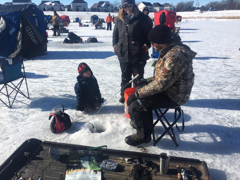 Here’s to freezing your ass off just for a fish