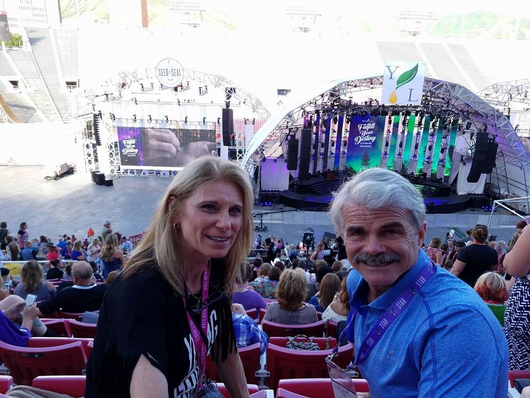 Waiting for Carrie Underwood to come out and start her concert. Awesome night and week here in Salt Lake City, Utah!!!!!!
