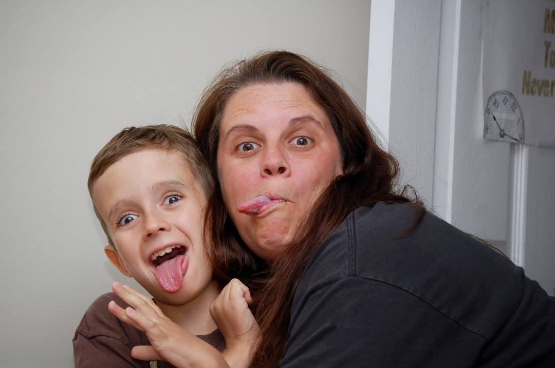 Of course, we had to do a silly picture per Conner's request-5/11/14