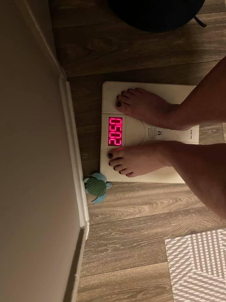 15 more to first goal!! Literally melting off 💯❤️❤️