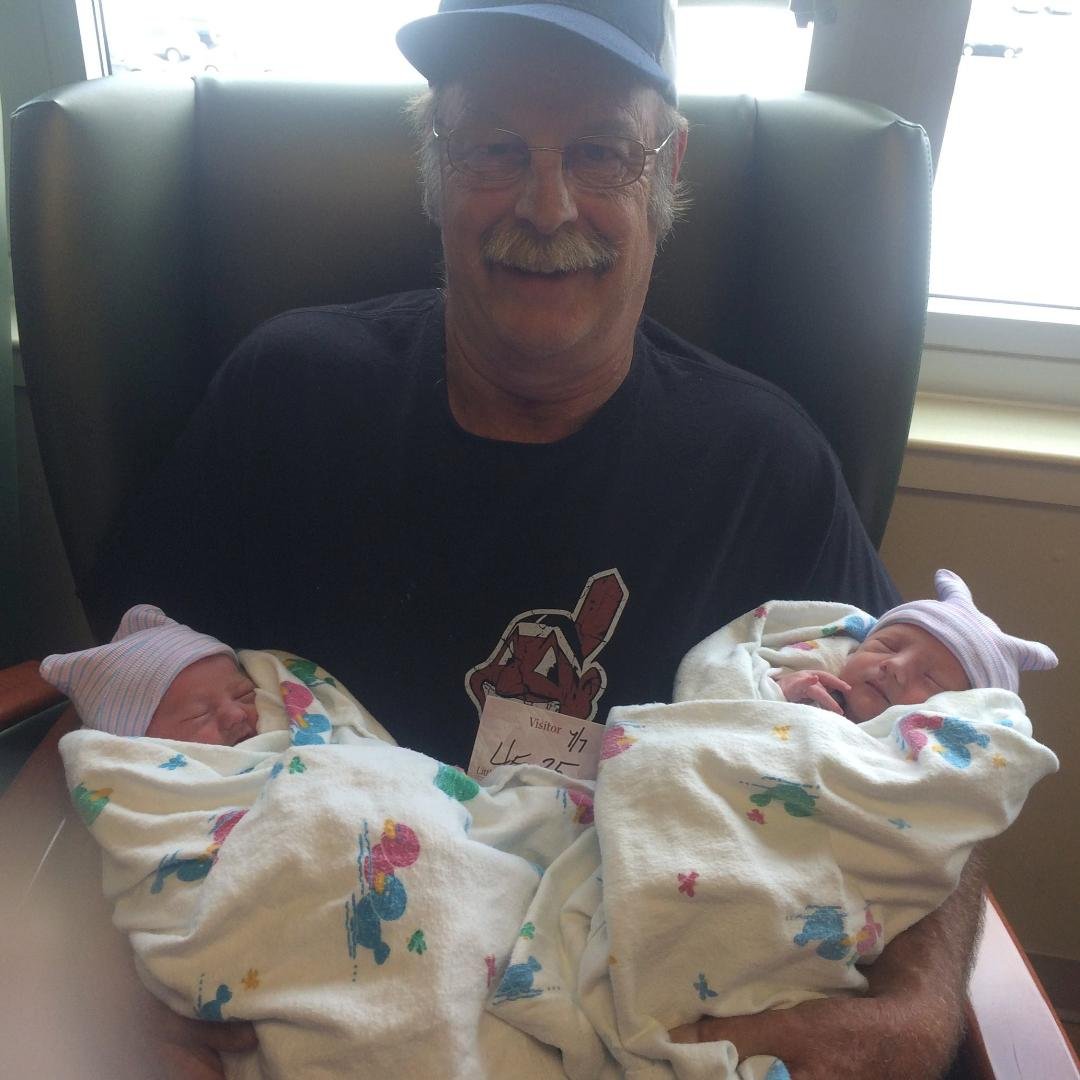 My 2 newest Grand Baby's Matthew James & Grace Elizibeth
One Proud GrandPa... Make 5 Total... LIFE is GOOD