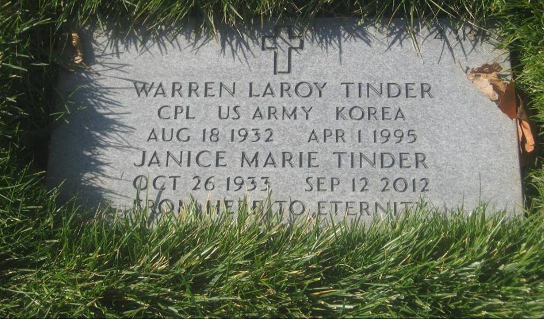 My parents are at the National Cemetary in Santa Nella, CA. Dad was in Korea.