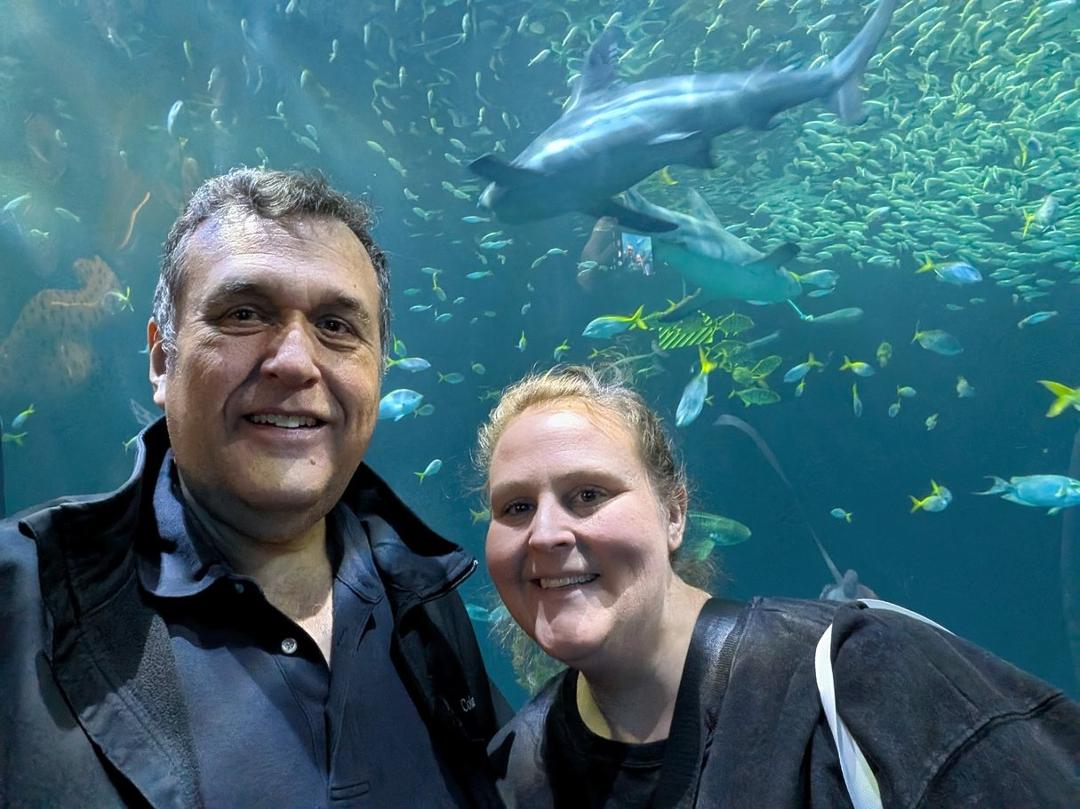 Remembering a nice Sunday morning at the Shedd Aquarium with my daughter Terri and granddaughter Adrianna earlier this month.