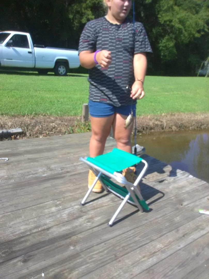 Jayce caughtfirst fish