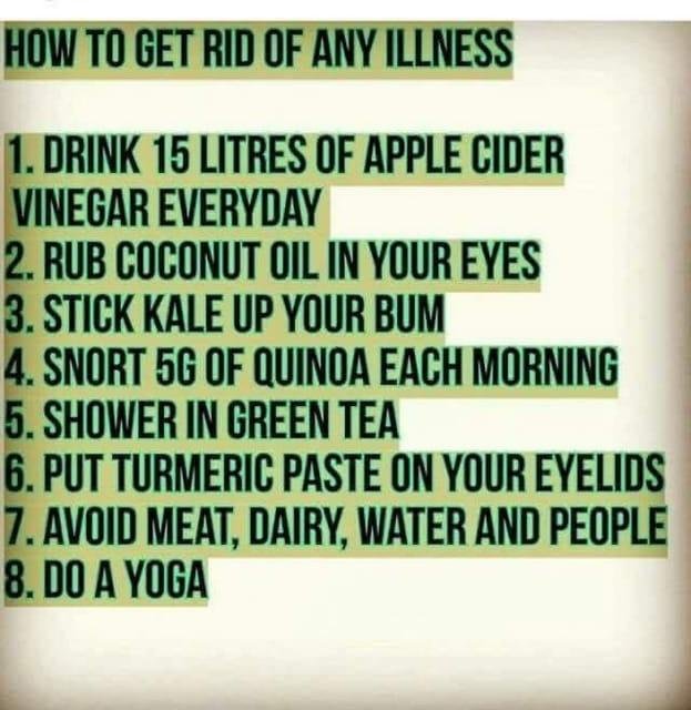 I finally found the cure for cancer.