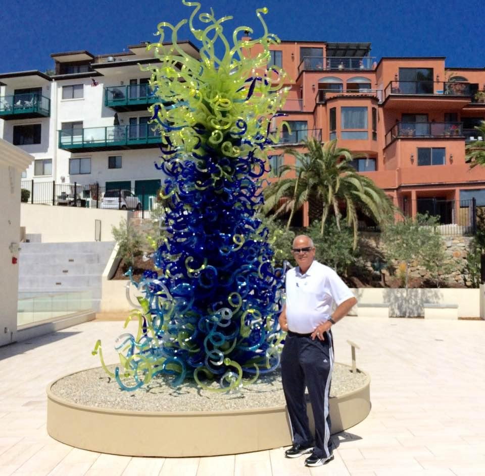 Chuhily glass exhibit on Catalina April 2017