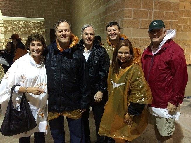Texas over Kansas State in the rain!