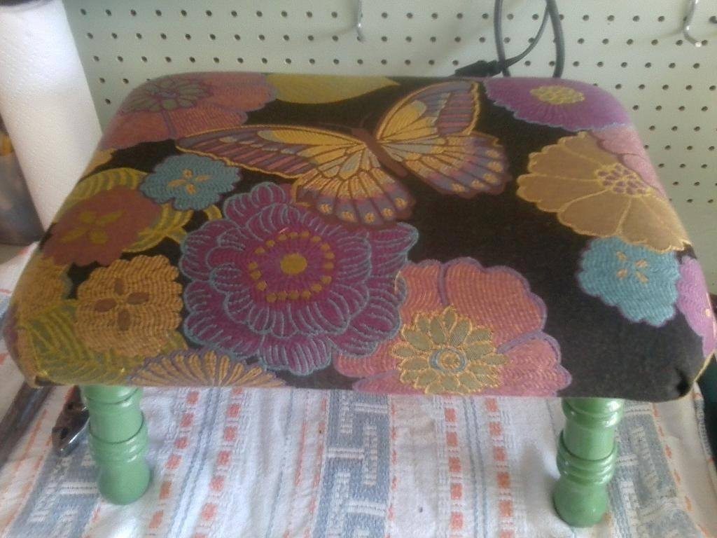 My latest project for a friend.refinished a 30 year old stool