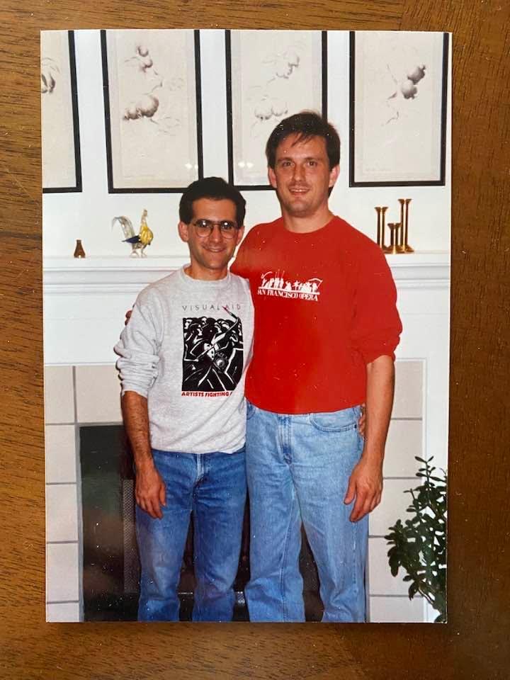 This is my HUSBAND and myself 32 years ago. I am not going to keep him or me in any kind of closet.