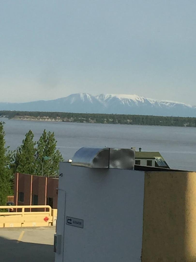 From Anchorage hotel window