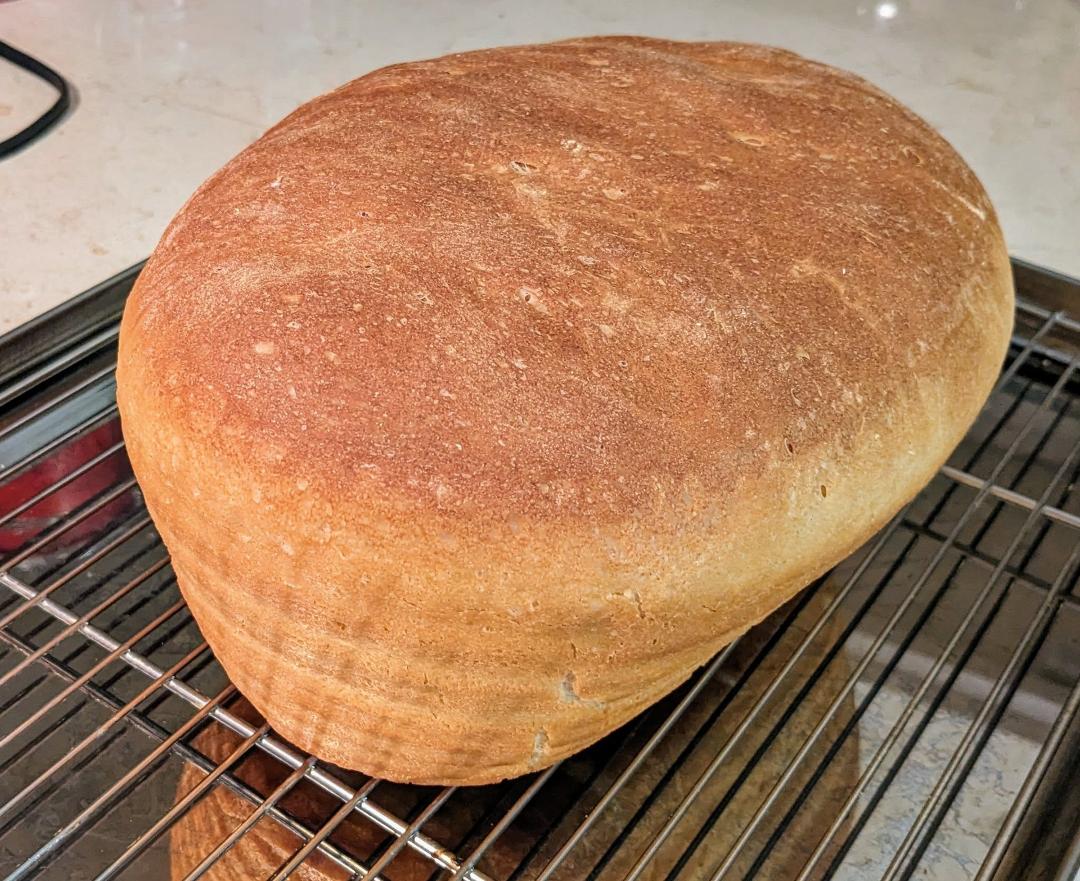 I tried baking soda bread again and this time it turned out great
! Now I haven't cut a slice and tasted but baked perfectly.