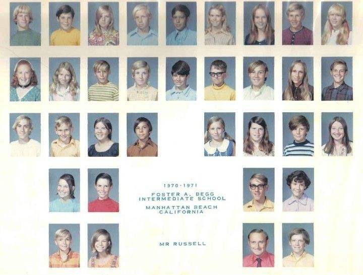 8th Grade ~ Foster A. Begg ~ 1970-1971