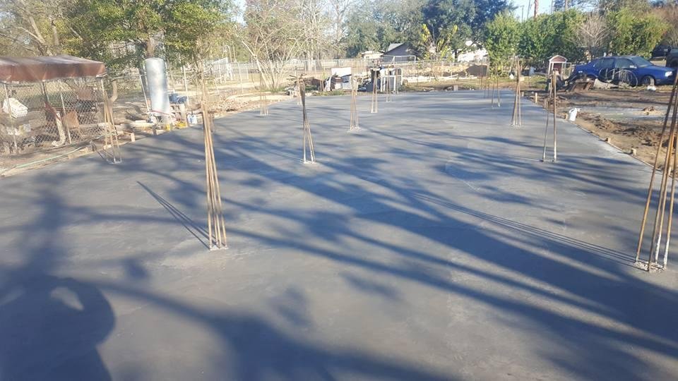 Finished concrete nice enough to stain hooray