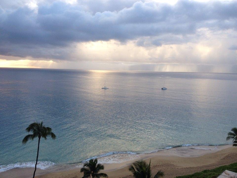 We are enjoying our room on the 12 th floor  at the Royal Lahaina in north Kaanapali on my wife's layover our staycation. Aloha