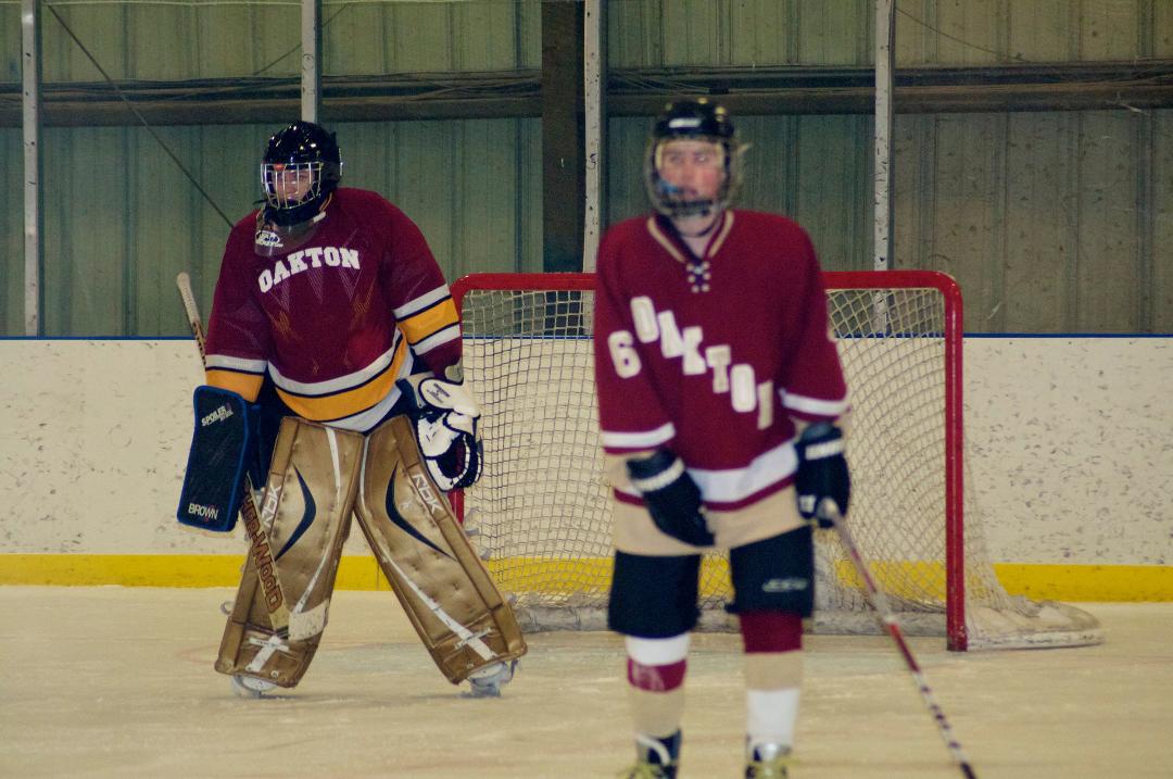 Beverly Riemann's album, HOCKEY GAME - OAKTON/GMHS GOLD