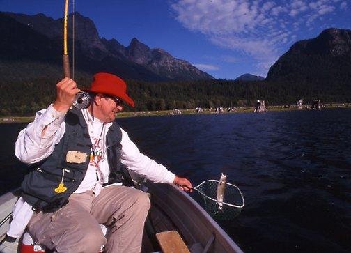 Greg Peterka's album, Fly fishing the Tail Hook Leech at Ross Lake (Skagit River actual