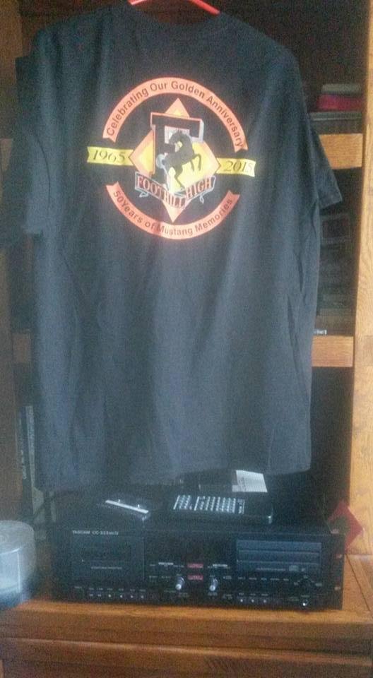 Cool shirt congrats foothill grads...just had to show off my new toy