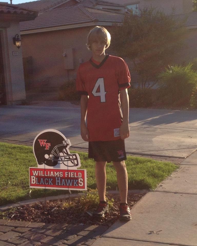 Good luck Brandon - first game as freshman