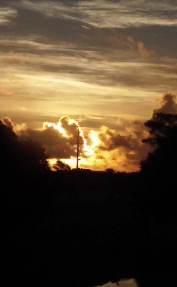 Our sunrise this a.m. here in Port Orange, FL.