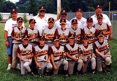 Butch Sternberg's album, Eric on baseball team