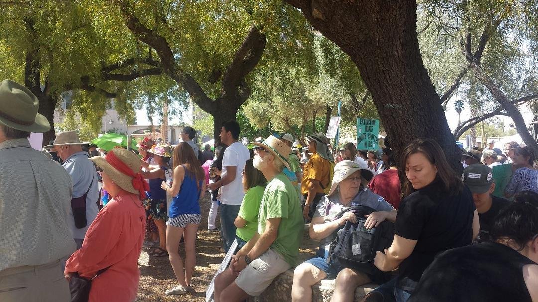 At the March for Science in Tucson