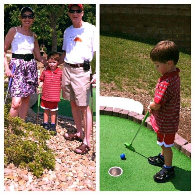 Spending a fun morning with Miles!