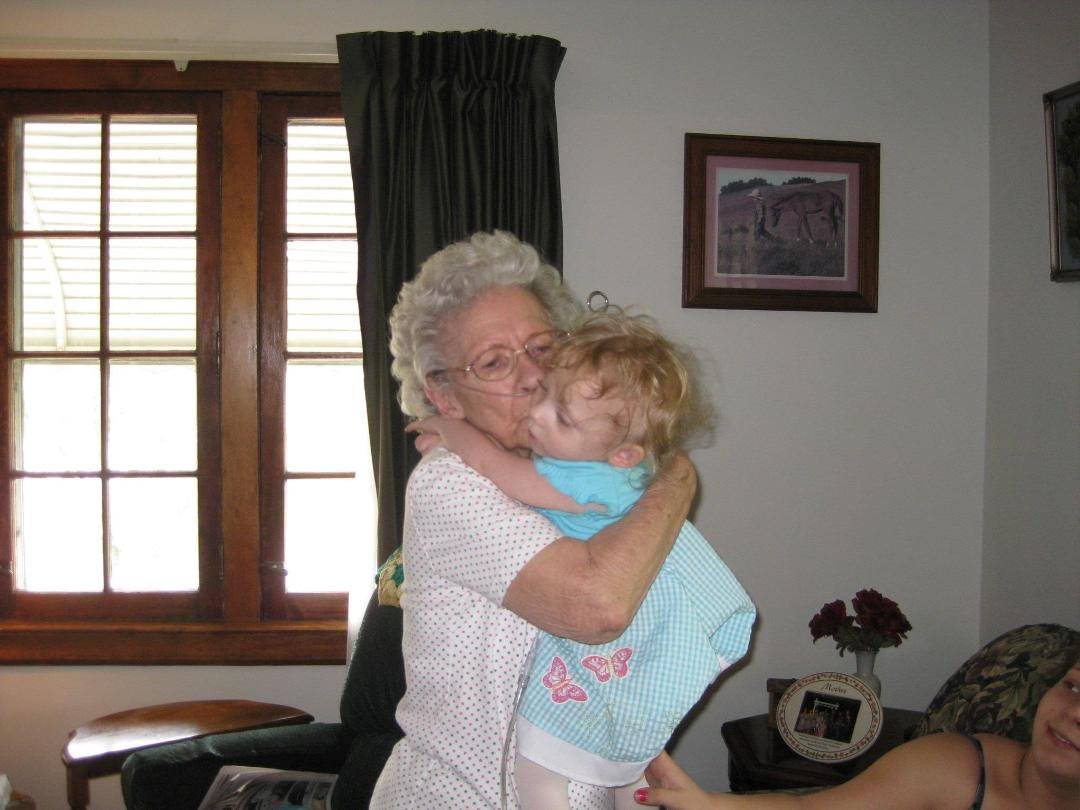 Destinee loves her Granny Big Hugs from such a little girl that is 5 generations 1&5 amazing were such a lucky family Granny is the best ever